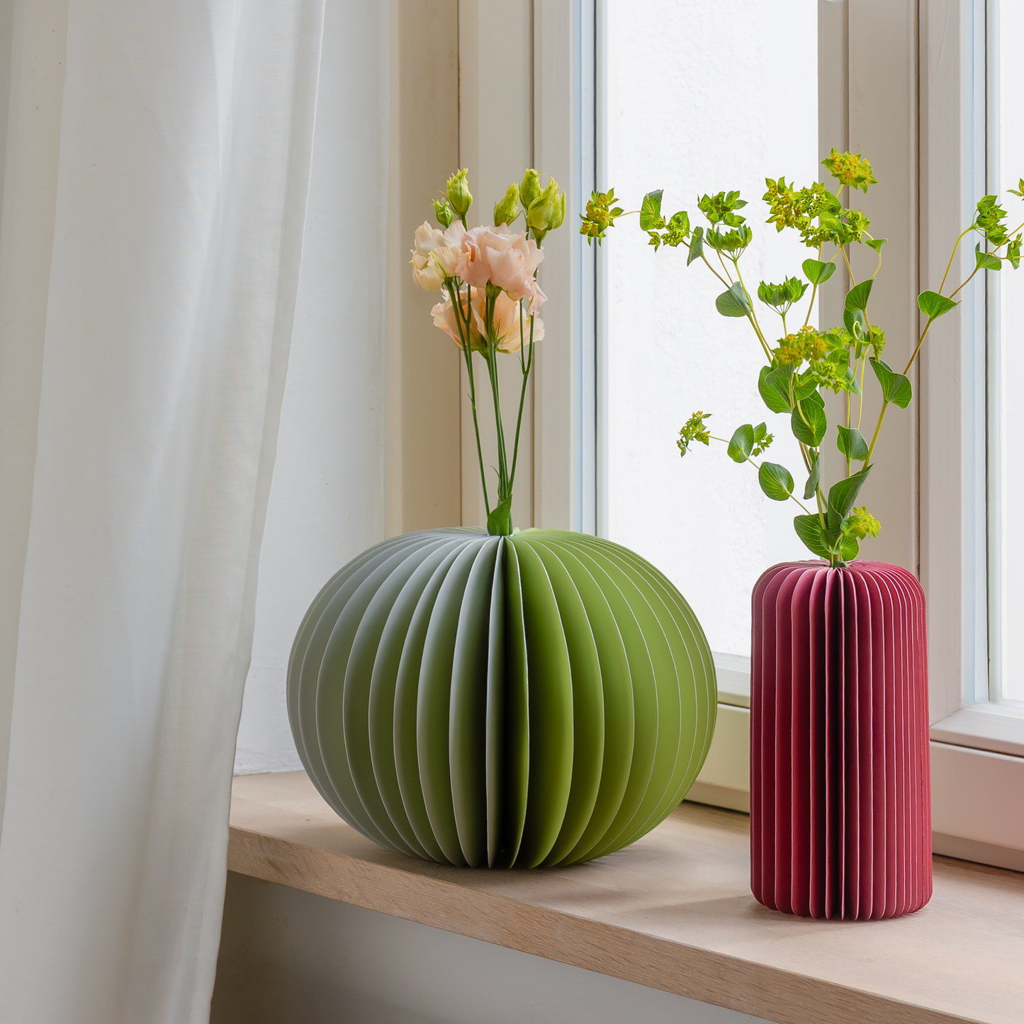 Paper Vase - Yuki - Berry | Remember