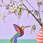 Hummingbird, pop-out card | Studio Roof - de inKijk