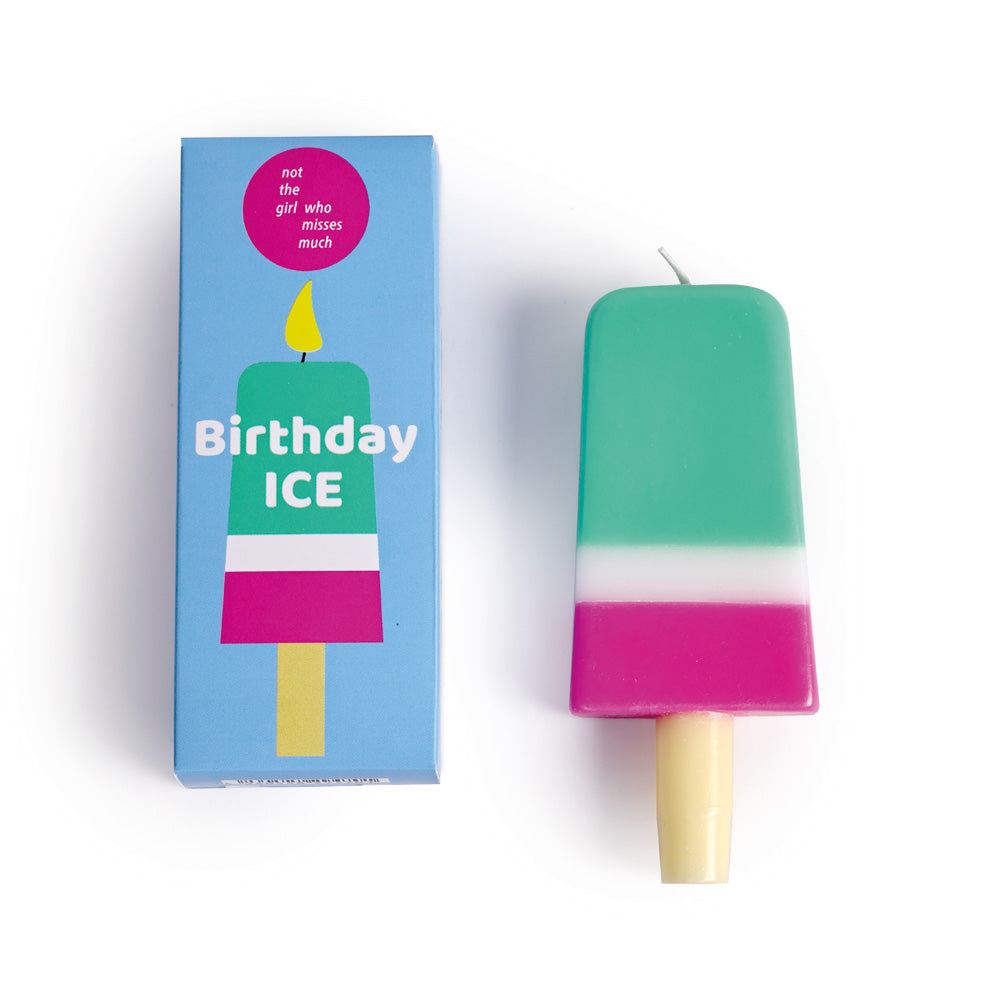 Party Candle - Birthday Ice | Not the girl who misses much