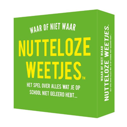 nutteloze weetjes - waar of niet | Hygge Games