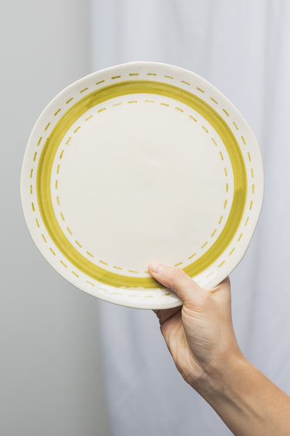 Plate - Green Aquarel | Tranquillo