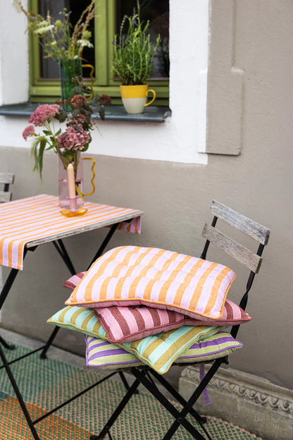 Seat cushion vivid lines - Lila | Tranquillo