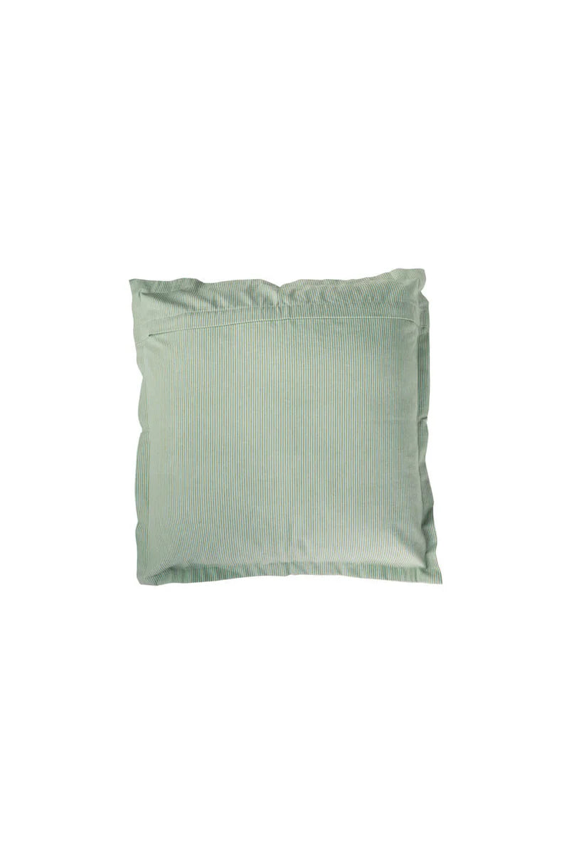 Cushion cover vivid lines - Green | Tranquillo