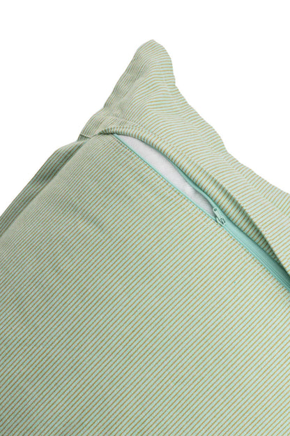 Cushion cover vivid lines - Green | Tranquillo