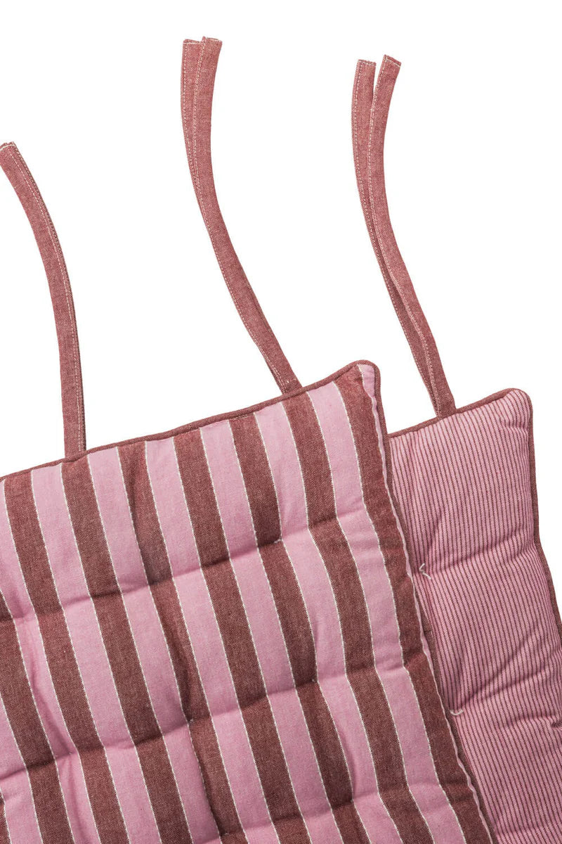 Seat cushion vivid lines - Red | Tranquillo