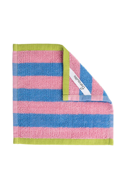 Terry dishcloth stripes - Pink/blue | Tranquillo