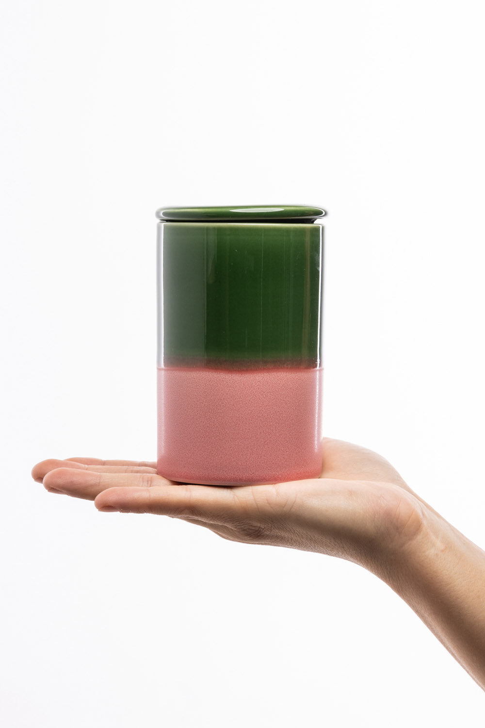 Storage tin Industrial - Green/Pink | Tranquillo