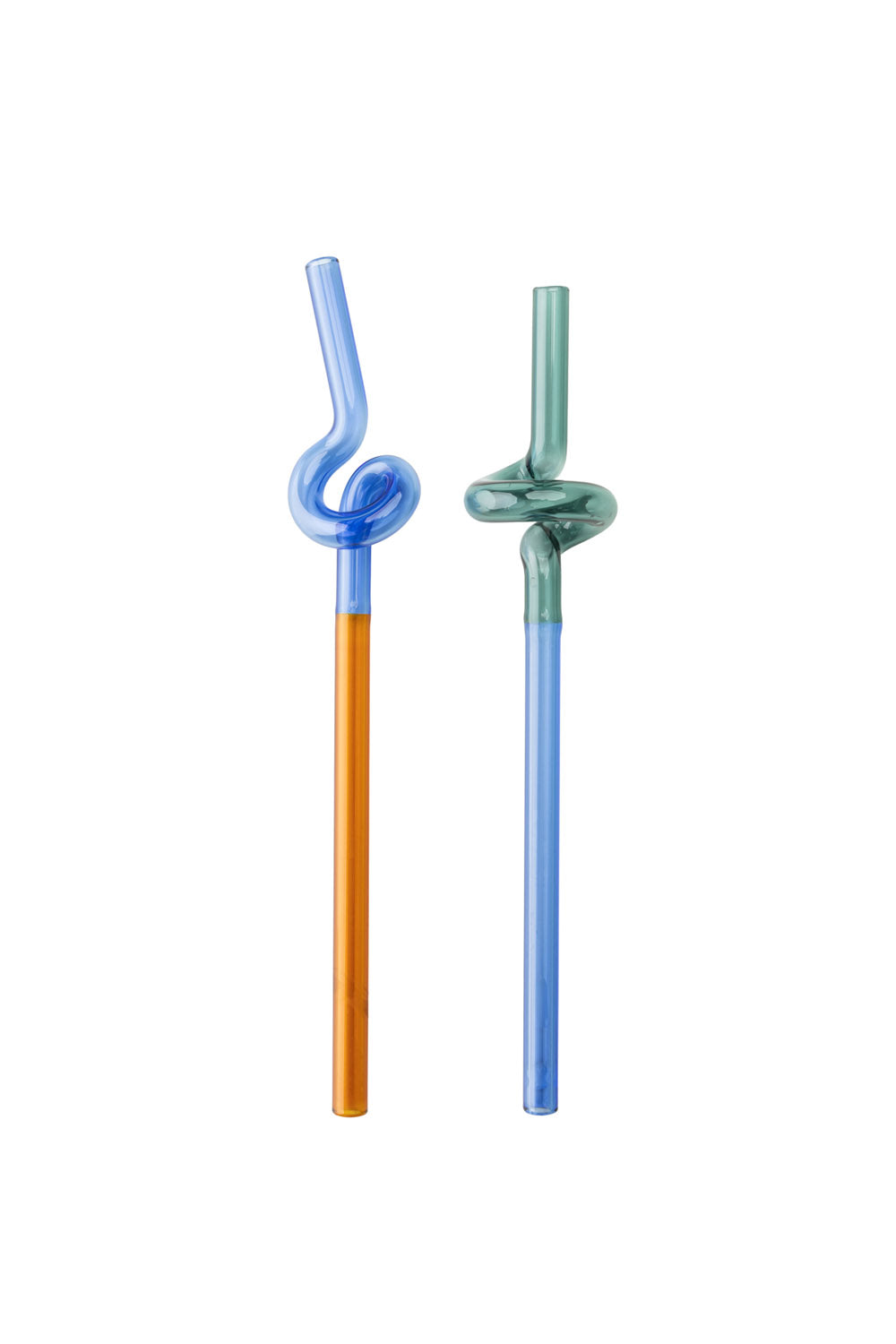 Straws Rainbow - Blue/Orange/Green - Set van 2 | Tranquillo