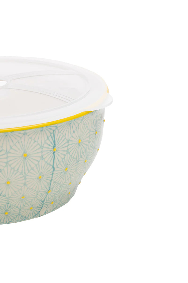 Bowl Art Deco - 18 cm - Blue | Tranquillo