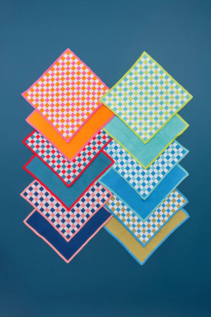 Dishcloth check - Orange | Tranquillo