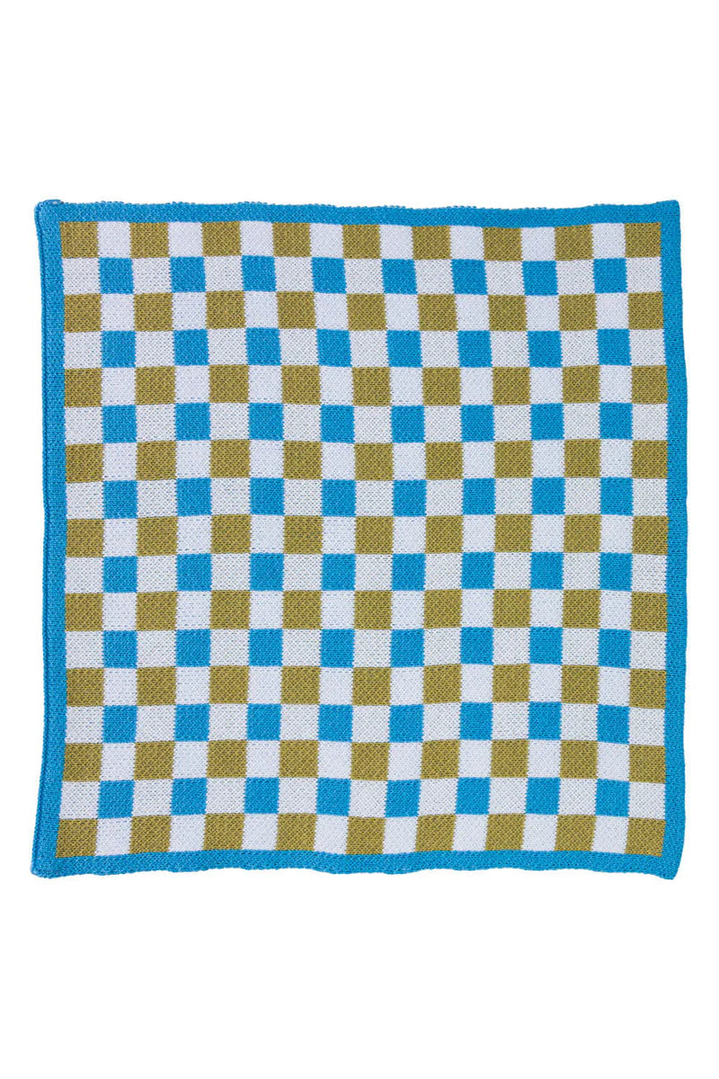 Dishcloth check - Yellow | Tranquillo