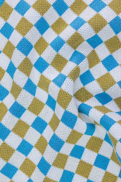 Dishcloth check - Yellow | Tranquillo