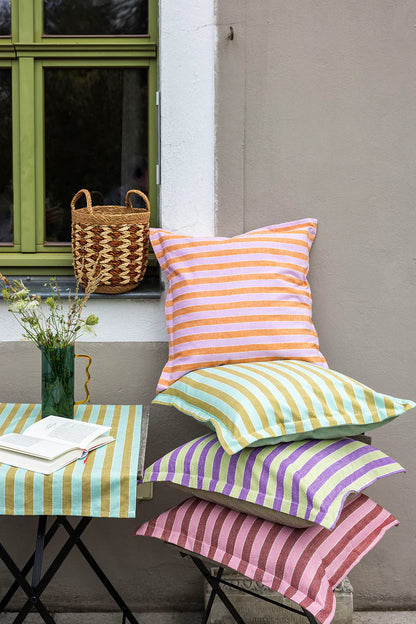 Cushion cover vivid lines - Lila | Tranquillo