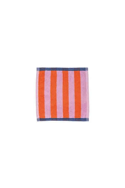 Terry dishcloth stripes - Orange/pink | Tranquillo