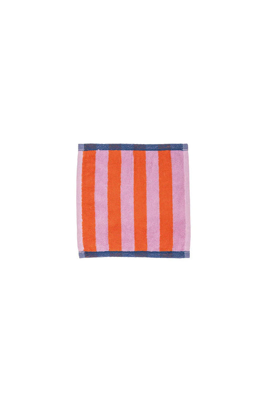 Terry dishcloth stripes - Orange/pink | Tranquillo
