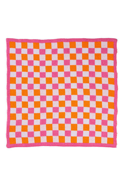 Dishcloth check - Orange | Tranquillo