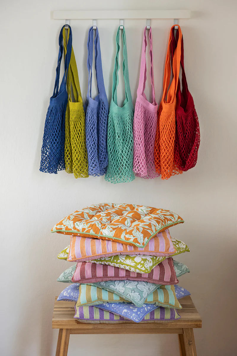 Seat cushion vivid lines - Lila | Tranquillo