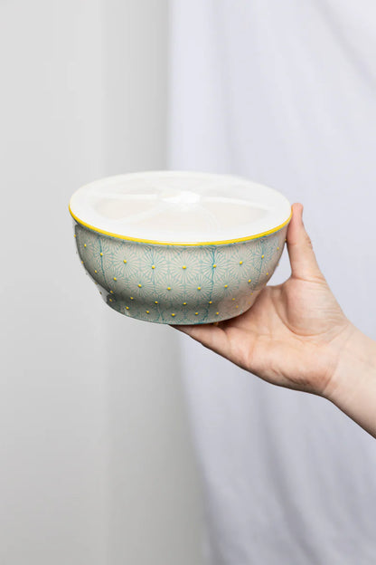 Bowl Art Deco - 18 cm - Blue | Tranquillo