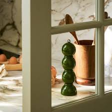 Bobbin Peper- of zoutmolen - Khaki - H24cm | Addison Ross