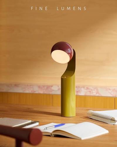 Mono Portable Reading Lamp - Chestnut & Mustard | Fine Lumens