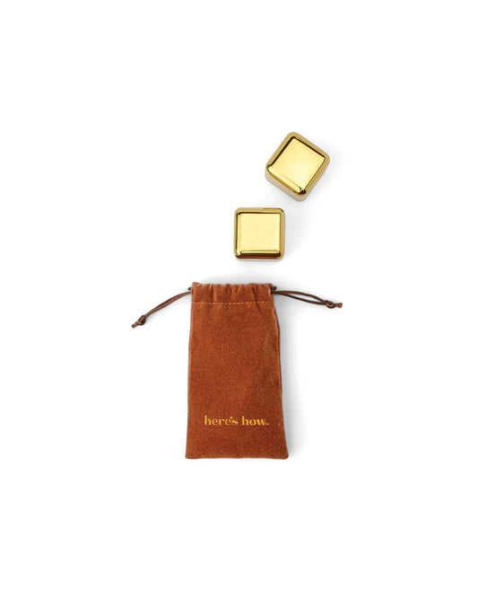 The Jupiter Cocktail Chillers - gold - set of 2 | Here's How