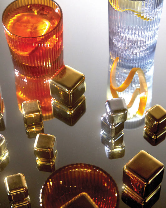 The Jupiter Cocktail Chillers - gold - set of 2 | Here's How