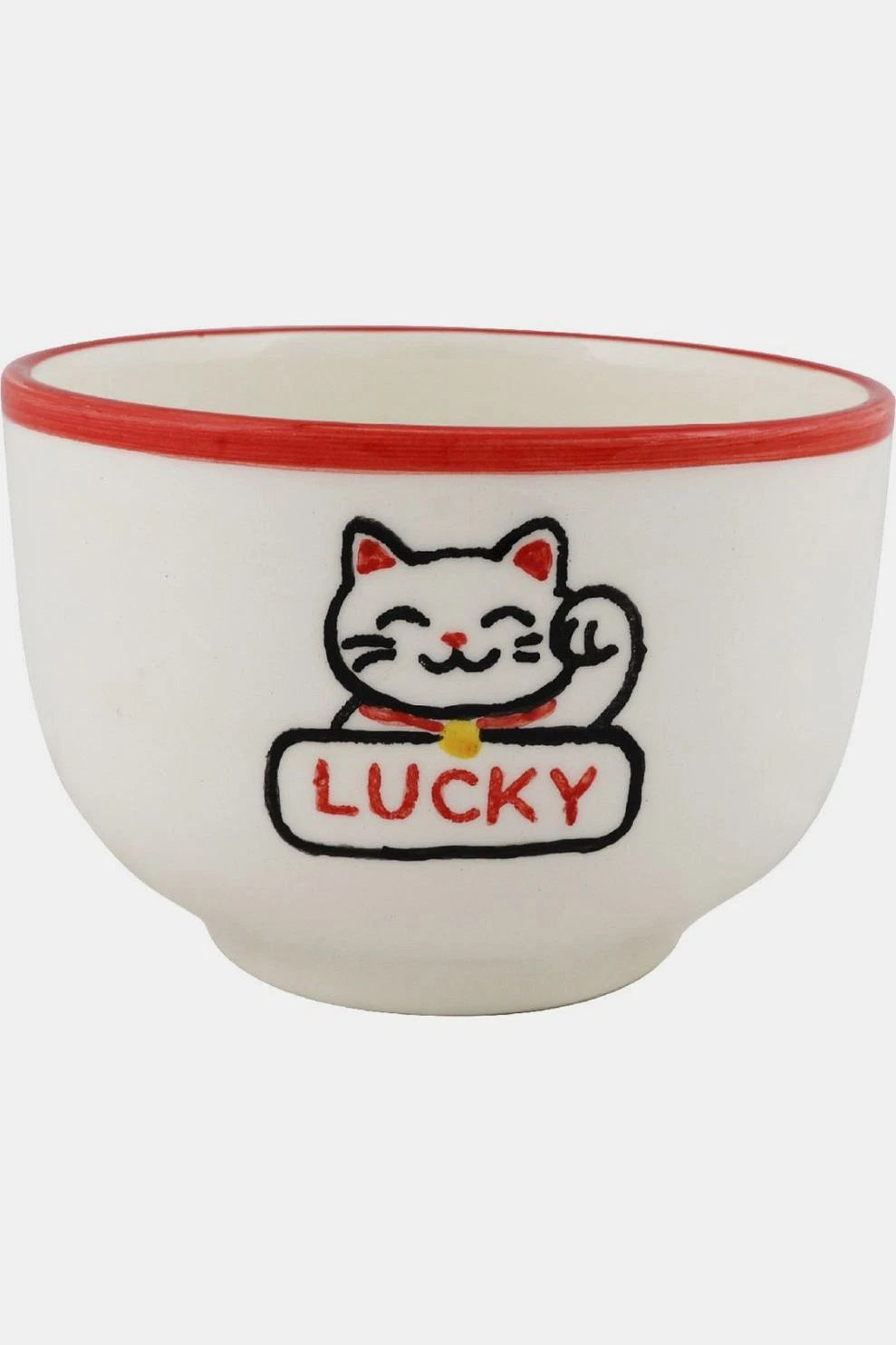 Noodle Bowl - Lucky Cat - Red | Atelier Pistache