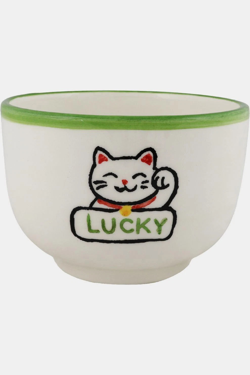 Noodle Bowl - Lucky Cat - Green | Atelier Pistache