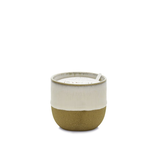 Ceramic candle - white : jasmine+bamboo | Paddywax