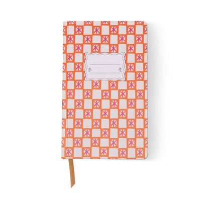 Tulip Journal - Orange Check | Designworks Ink