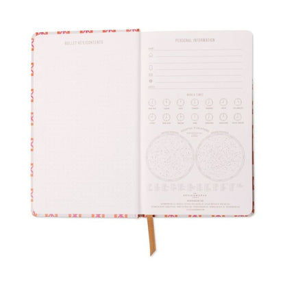 Tulip Journal - Orange Check | Designworks Ink