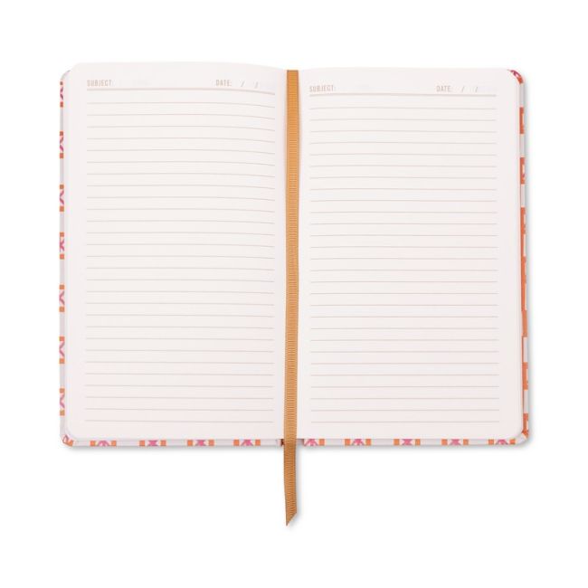 Tulip Journal - Orange Check | Designworks Ink