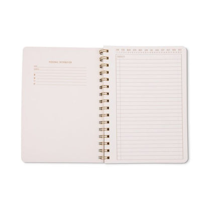 Tulip A5 Twin Wire Notebook - Pinwheel Pink | Designworks Ink