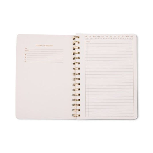 Tulip A5 Twin Wire Notebook - Pinwheel Pink | Designworks Ink