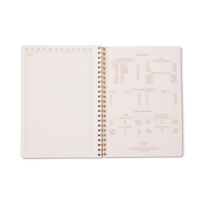 Tulip A4 Twin Wire Notebook - Orange Check | Designworks Ink