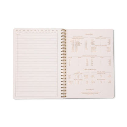 Tulip A4 Twin Wire Notebook - Orange Check | Designworks Ink