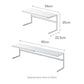 Extendable Kitchen Rack - Tower - White | Yamazaki - de inKijk