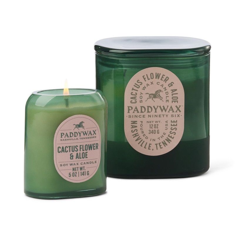 Glass candle 5 oz - cactus flower & aloe | Paddywax