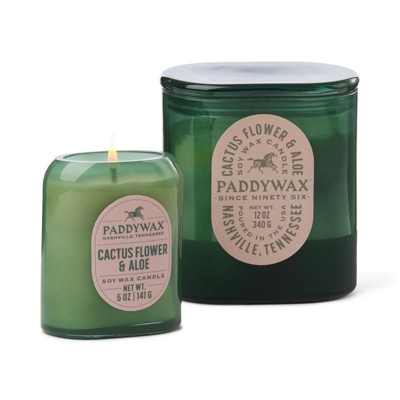 Glass candle 5 oz - cactus flower & aloe | Paddywax - de inKijk