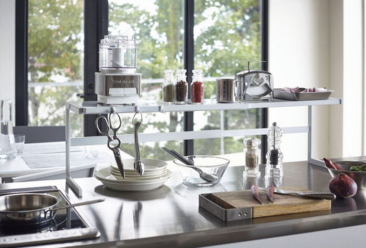 Extendable Kitchen Rack - Tower - White | Yamazaki