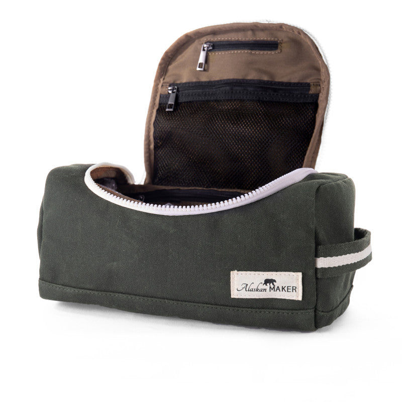 Eco-friendly toiletry bag Kenaï - khaki | Alaskan Maker
