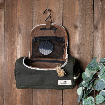 Eco-friendly toiletry bag Kenaï - khaki | Alaskan Maker