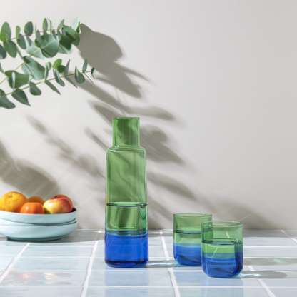 Glazen carafe - ocean | Remember - de inKijk