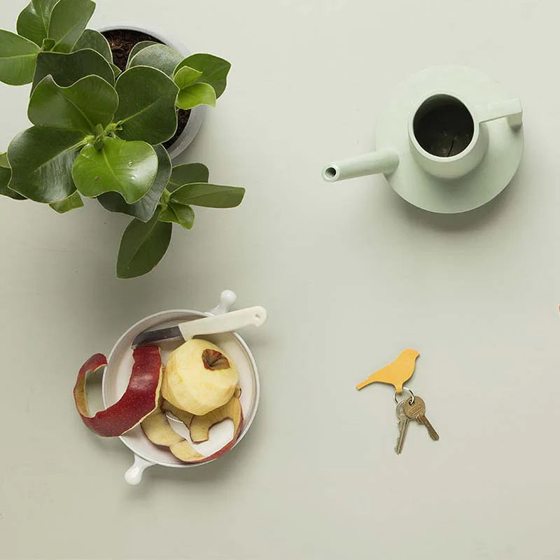 Keyring - mini tweet - Yellow | Keecie