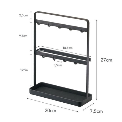 Keyhook stand - smart - black | Yamazaki - de inKijk