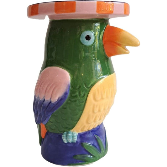 Candle Holder Loteria El Cotorro (bird) | Kitsch Kitchen