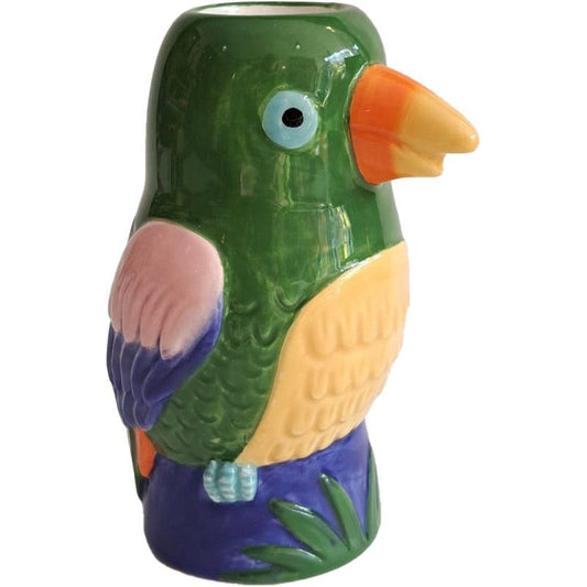 Candle Holder Loteria El Cotorro (bird) - Pillar | Kitsch Kitchen