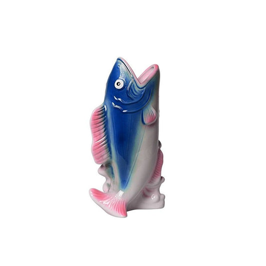 Candle Holder Fish - Blue/ Pink | Kitsch Kitchen