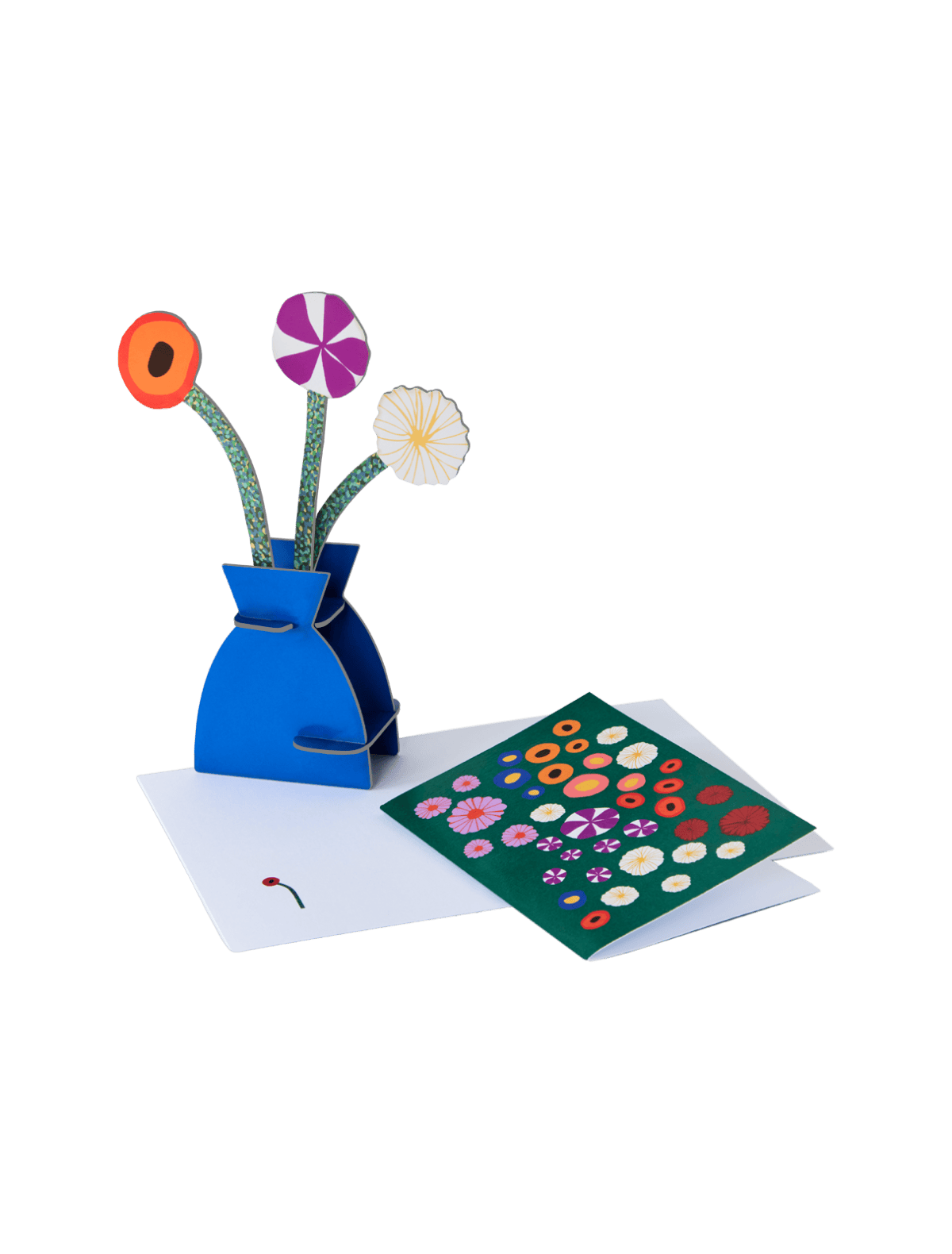 Klimt Flowers, pop-out card | Studio Roof - de inKijk