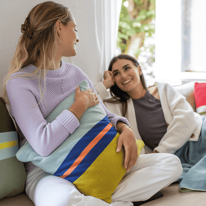 Knitted Cotton Cushion -  Rosemary | Remember - de inKijk
